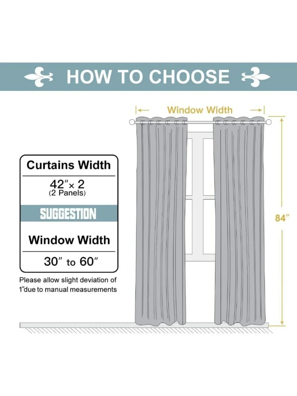 Thermal Insulated Blackout Curtains - Room Darkening Grommet Panels Set (Dark